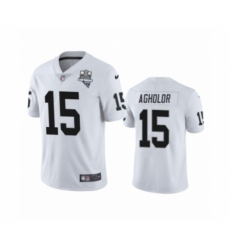 Youth Oakland Raiders #15 Nelson Agholor White 2020 Inaugural Season Vapor Limited Jersey