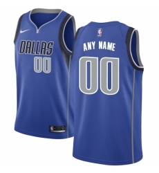 Men's Dallas Mavericks Nike Royal Swingman Custom Jersey - Icon Edition