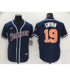 Men's Nike San Diego Padres #19 Tony Gwynn Blue MLB Jersey