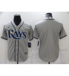 Men's Nike Tampa Bay Rays Blank Gray Home Stitched Baseball Jersey