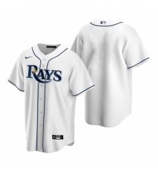 Men's Nike Tampa Bay Rays Blank White Home Stitched Baseball Jersey