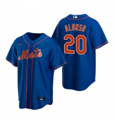 Men's Nike New York Mets #20 Pete Alonso Royal Alternate Stitched Baseball Jersey
