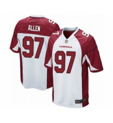 Men's Arizona Cardinals #97 Zach Allen Game White Football Jersey