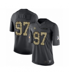 Men's Arizona Cardinals #97 Zach Allen Limited Black 2016 Salute to Service Football Jersey