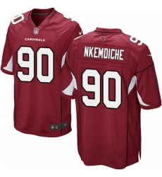 Men's Nike Arizona Cardinals #90 Robert Nkemdiche Game Red Team Color NFL Jersey