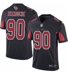 Men's Nike Arizona Cardinals #90 Robert Nkemdiche Limited Black Rush Vapor Untouchable NFL Jersey