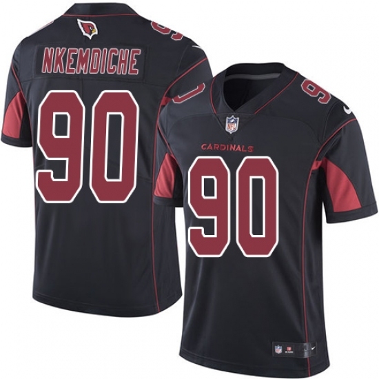 Men's Nike Arizona Cardinals #90 Robert Nkemdiche Limited Black Rush Vapor Untouchable NFL Jersey Men's Nike Arizona Cardinals #90 Robert Nkemdiche Limited Black Rush Vapor Untouchable NFL Jersey