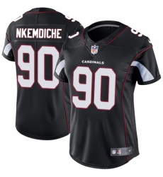 Women's Nike Arizona Cardinals #90 Robert Nkemdiche Black Alternate Vapor Untouchable Limited Player NFL Jersey