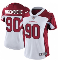 Women's Nike Arizona Cardinals #90 Robert Nkemdiche White Vapor Untouchable Limited Player NFL Jersey