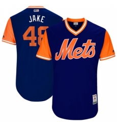 Men's Majestic New York Mets #48 Jacob deGrom 
