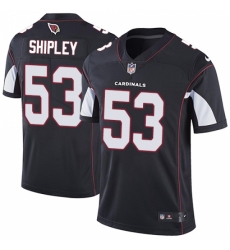 Men's Nike Arizona Cardinals #53 A.Q. Shipley Black Alternate Vapor Untouchable Limited Player NFL Jersey