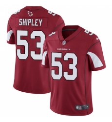 Men's Nike Arizona Cardinals #53 A.Q. Shipley Red Team Color Vapor Untouchable Limited Player NFL Jersey