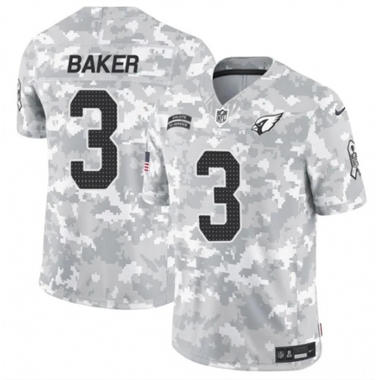 Unisex Arizona Cardinals #3 Budda Baker 2024 F.U.S.E. Arctic Camo Salute to Service Limited Stitched Football Jersey Unisex Arizona Cardinals #3 Budda Baker 2024 F.U.S.E. Arctic Camo Salute to Service Limited Stitched Football Jersey