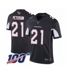 Men's Arizona Cardinals #21 Patrick Peterson Black Alternate Vapor Untouchable Limited Player 100th Season Football Jersey