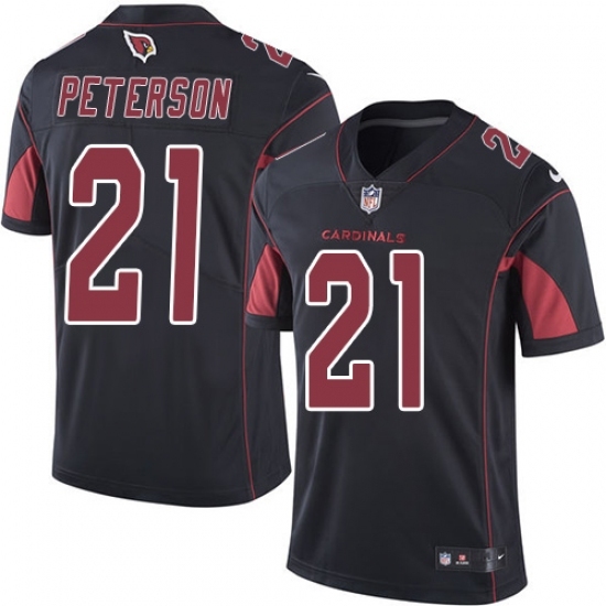 Men's Nike Arizona Cardinals #21 Patrick Peterson Limited Black Rush Vapor Untouchable NFL Jersey Men's Nike Arizona Cardinals #21 Patrick Peterson Limited Black Rush Vapor Untouchable NFL Jersey
