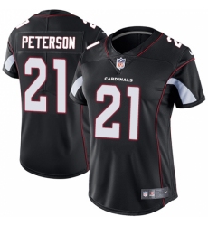 Women's Nike Arizona Cardinals #21 Patrick Peterson Black Alternate Vapor Untouchable Limited Player NFL Jersey