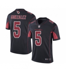 Men's Arizona Cardinals #5 Zane Gonzalez Limited Black Rush Vapor Untouchable Football Jersey