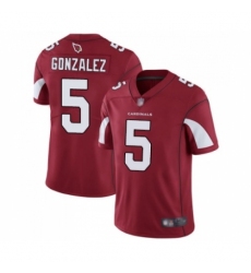 Men's Arizona Cardinals #5 Zane Gonzalez Red Team Color Vapor Untouchable Limited Player Football Jersey