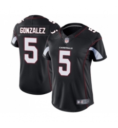 Women's Arizona Cardinals #5 Zane Gonzalez Black Alternate Vapor Untouchable Limited Player Football Jersey