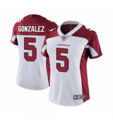 Women's Arizona Cardinals #5 Zane Gonzalez White Vapor Untouchable Limited Player Football Jersey