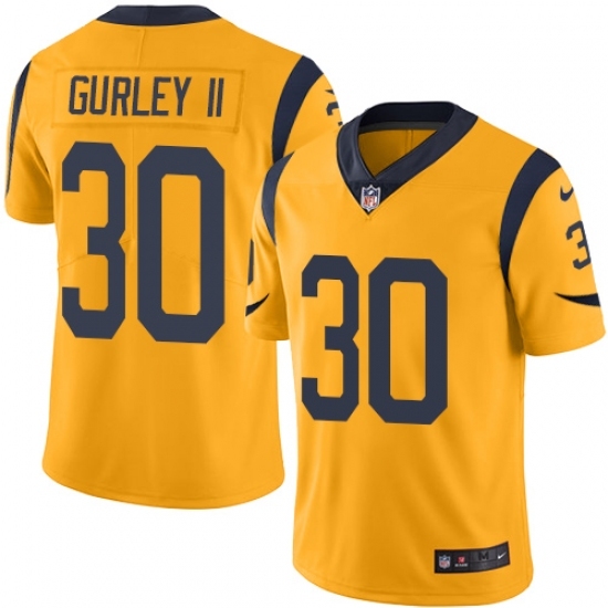 Youth Nike Los Angeles Rams #30 Todd Gurley Limited Gold Rush Vapor Untouchable NFL Jersey Youth Nike Los Angeles Rams #30 Todd Gurley Limited Gold Rush Vapor Untouchable NFL Jersey