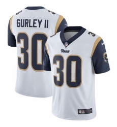 Youth Nike Los Angeles Rams #30 Todd Gurley White Vapor Untouchable Limited Player NFL Jersey