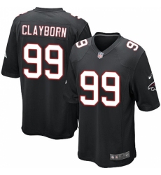 Men's Nike Atlanta Falcons #99 Adrian Clayborn Game Black Alternate NFL Jersey