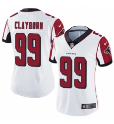 Women's Nike Atlanta Falcons #99 Adrian Clayborn White Vapor Untouchable Limited Player NFL Jersey