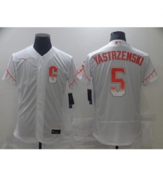 Men's San Francisco Giants #5 Mike Yastrzemski Nike White 2021 City Connect Replica Player Jersey