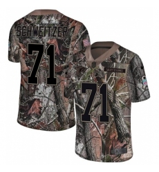 Youth Nike Atlanta Falcons #71 Wes Schweitzer Limited Camo Rush Realtree NFL Jersey