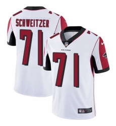 Youth Nike Atlanta Falcons #71 Wes Schweitzer White Vapor Untouchable Limited Player NFL Jersey