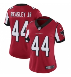 Women's Nike Atlanta Falcons #44 Vic Beasley Red Team Color Vapor Untouchable Limited Player NFL Jersey