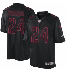 Men's Nike Atlanta Falcons #24 Devonta Freeman Limited Black Impact NFL Jersey