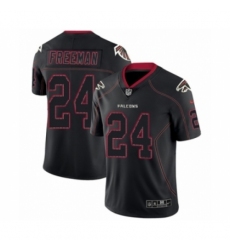 Men's Nike Atlanta Falcons #24 Devonta Freeman Limited Lights Out Black Rush NFL Jersey