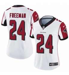 Women's Nike Atlanta Falcons #24 Devonta Freeman White Vapor Untouchable Limited Player NFL Jersey