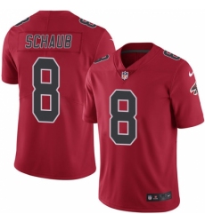 Men's Nike Atlanta Falcons #8 Matt Schaub Elite Red Rush Vapor Untouchable NFL Jersey