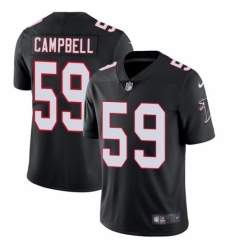 Men's Nike Atlanta Falcons #59 De'Vondre Campbell Black Alternate Vapor Untouchable Limited Player NFL Jersey