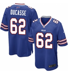 Men's Nike Buffalo Bills #62 Vladimir Ducasse Game Royal Blue Team Color NFL Jersey