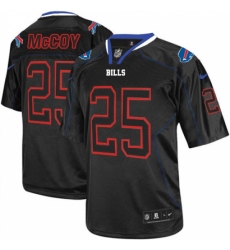 Men's Nike Buffalo Bills #25 LeSean McCoy Elite Lights Out Black NFL Jersey