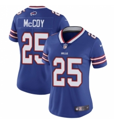 Women's Nike Buffalo Bills #25 LeSean McCoy Royal Blue Team Color Vapor Untouchable Limited Player NFL Jersey
