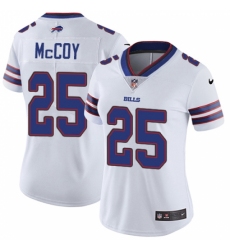 Women's Nike Buffalo Bills #25 LeSean McCoy White Vapor Untouchable Limited Player NFL Jersey