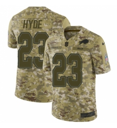Men's Nike Buffalo Bills #23 Micah Hyde Limited Camo 2018 Salute to Service NFL Jersey