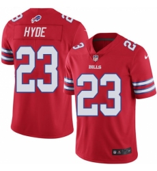Men's Nike Buffalo Bills #23 Micah Hyde Limited Red Rush Vapor Untouchable NFL Jersey