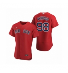Men's Boston Red Sox #99 Alex Verdugo Nike Red Authentic 2020 Alternate Jersey