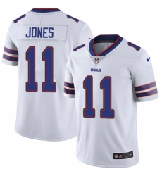 Men's Nike Buffalo Bills #11 Zay Jones White Vapor Untouchable Limited Player NFL Jersey