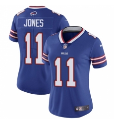 Women's Nike Buffalo Bills #11 Zay Jones Royal Blue Team Color Vapor Untouchable Limited Player NFL Jersey