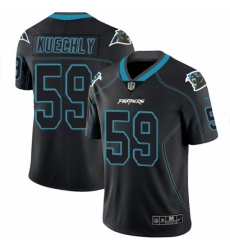 Men's Nike Chicago Bears #10 Mitchell Trubisky Limited Black Rush Impact NFL Jersey