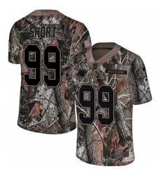 Men's Nike Carolina Panthers #99 Kawann Short Camo Rush Realtree Limited NFL Jersey