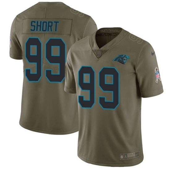 Youth Nike Carolina Panthers #99 Kawann Short Limited Olive 2017 Salute to Service NFL Jersey Youth Nike Carolina Panthers #99 Kawann Short Limited Olive 2017 Salute to Service NFL Jersey