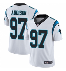 Men's Nike Carolina Panthers #97 Mario Addison White Vapor Untouchable Limited Player NFL Jersey